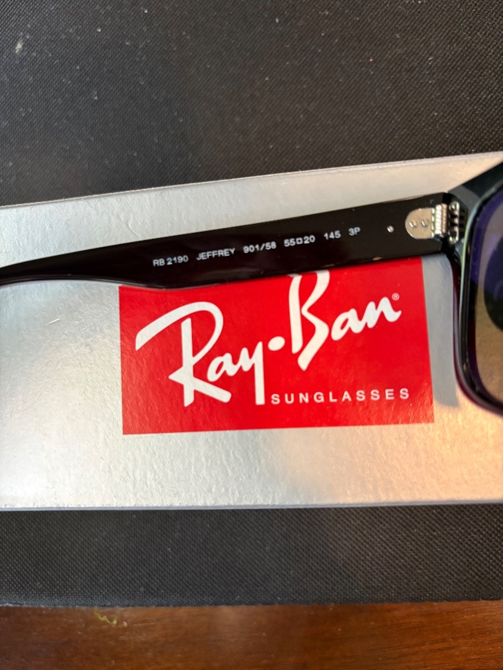 Ray-Ban Jeffrey polarized sunglasses (RB2190) - Picture 3 of 7